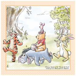 Serviettes En Papier Winnie The Pooh - 20 Pièces