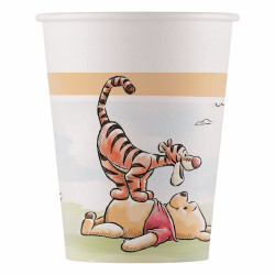 Gobelets En Carton Anniversaire Winnie The Pooh - 8 Pièces
