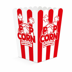 Boîte à Pop Corn En Carton...