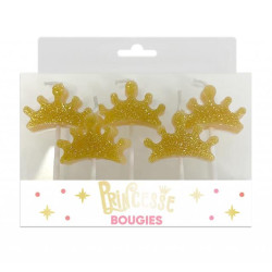 Bougies Pics Princesse 5 Pièces