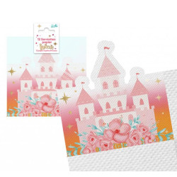 Serviettes En Papier Princesse 12 Pièces