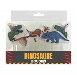 Bougies Pics Dinosaures 5 Pièces