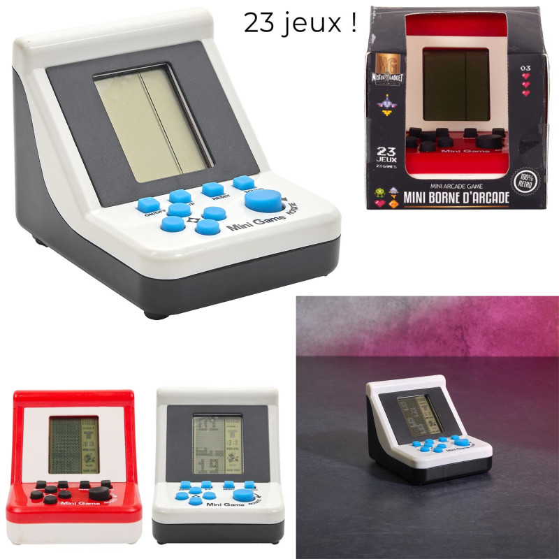 Console Mini Arcade Style Ordinateur 23 Jeux