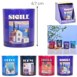 Bougie Parfumée Verre Voyage Petit Modèle