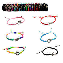 Bracelet Shamballa Assortis Faux Diamant