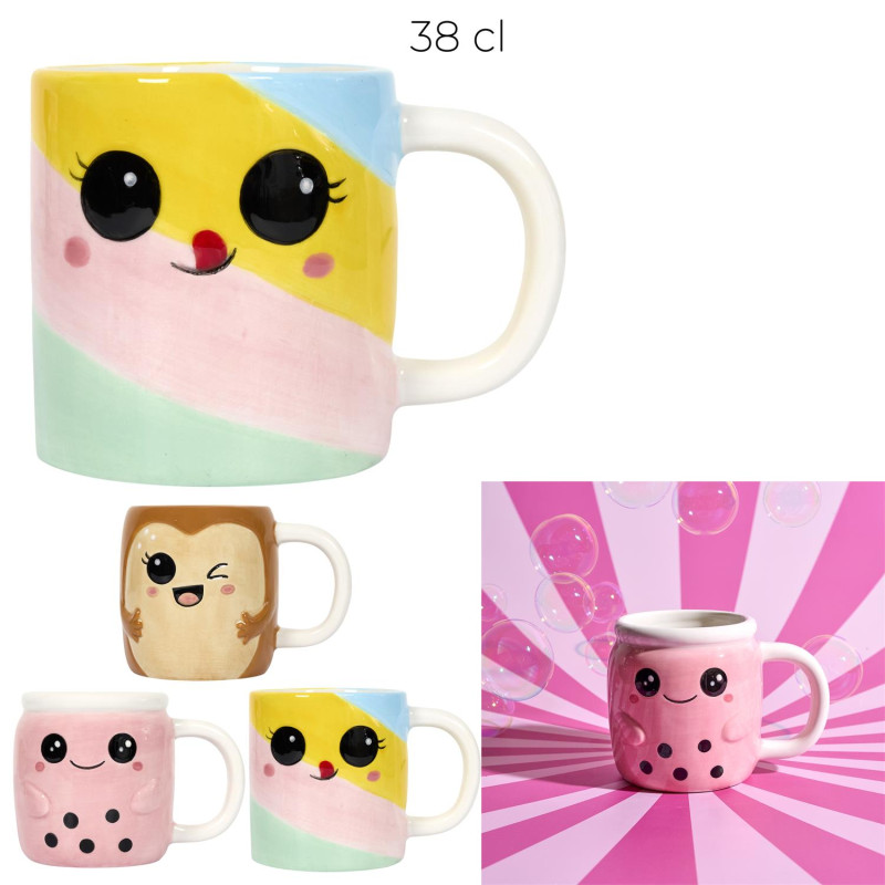 Mug Funny Kawaii en Relief 38cl