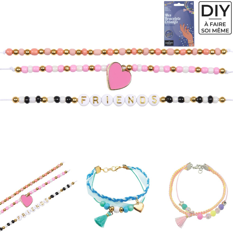 Kit Création de Bracelets Avec Pendentif