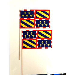 Drapeau Bourgogne 14 x 21cm...