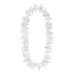 Collier de Fleurs Hawaï Argent