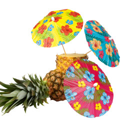 Parasols Cocktail Fleurs...