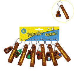 Porte Clés Capybara 3D avec Dragonne