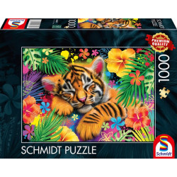 Puzzle Bébé Tigre, 1000 pièces