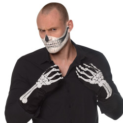 Gants Impression Squelette...