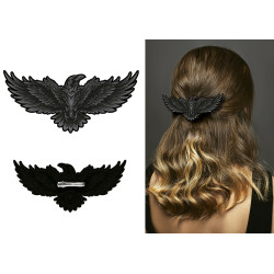 Pince à Cheveux Corbeau