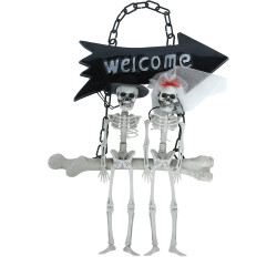 Panneau Squelettes welcome...