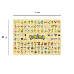 Puzzle Pokémon Pokédex Région De Johto 1000 Pièces - Ravensburger