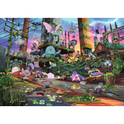 Puzzle Pokémon Voltali Et Centrale Electrique 1000 Pièces - Ravensburger