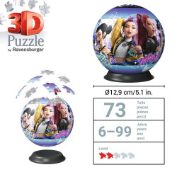 Puzzle 3D KPop Demon Hunters 72 Pièces - Ravensburger