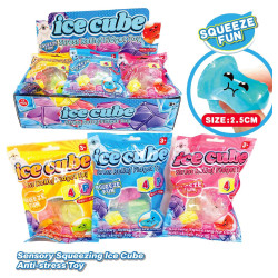 Squishy Anti Stress Ice Cube 4 Pièces