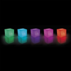 un cube lumineux unique et séduisant pour une ambiance tamisée