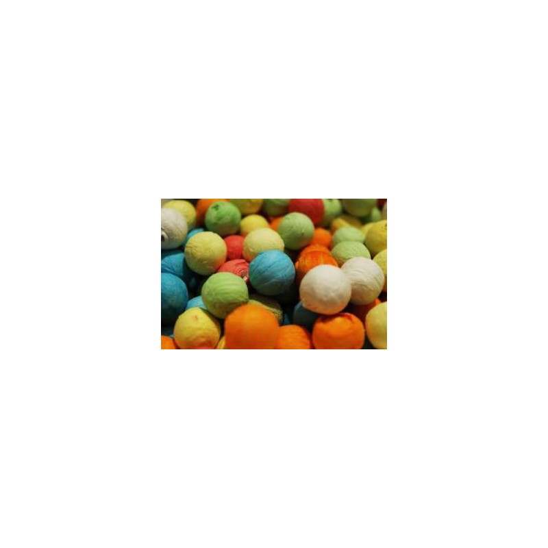 Sarbacanes x4 pièces + 80 boules cotillons - Multicolore