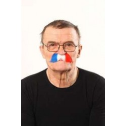 Moustache Bleu Blanc Rouge France