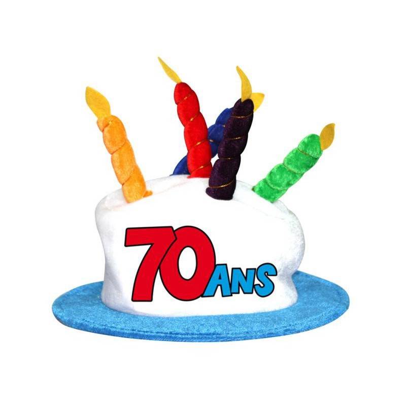 Chapeau Anniversaire 70 Ans Coti Jouets Specialiste En Articles De Fetes Pour Mariages Anniversaires Soirees A Theme