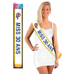 Echarpe de Miss 30 Ans