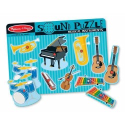 Puzzle Sonore à Encastrements Les Instruments de Musique - Melissa & Doug