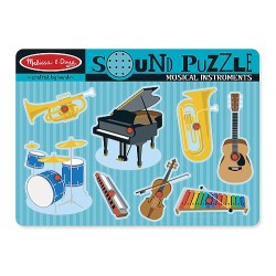 Puzzle Sonore à Encastrements Les Instruments de Musique - Melissa & Doug