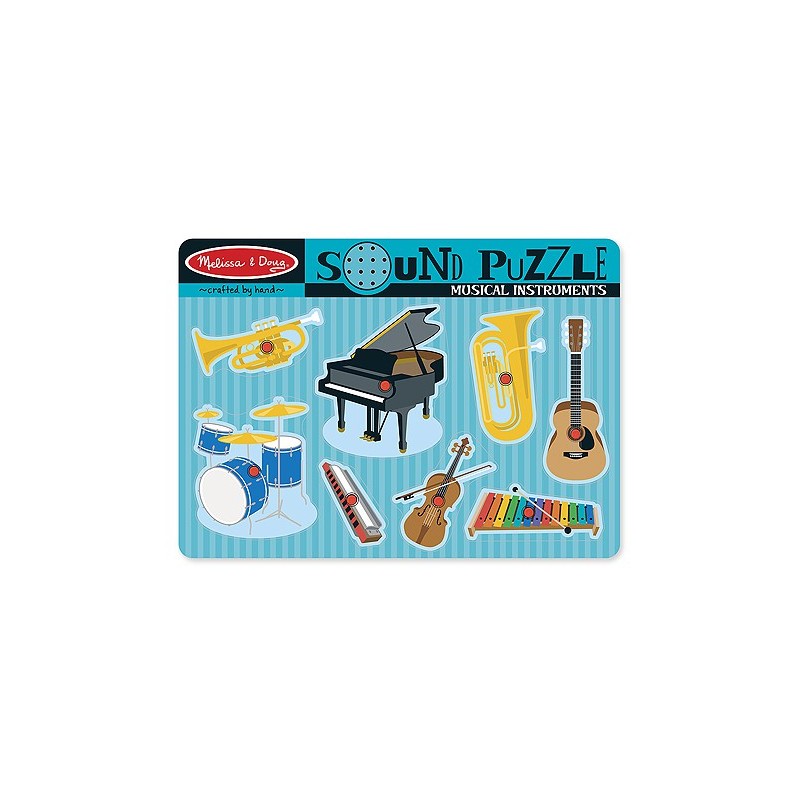 Puzzle Sonore à Encastrements Les Instruments de Musique - Melissa & Doug