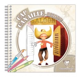 Carnet de Coloriage CowBoy - Clairefontaine