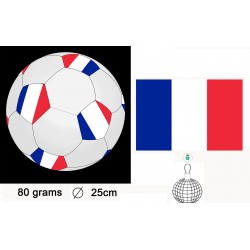 BALLON DE FOOT FLUO A GONFLER DIAMETRE 25CM