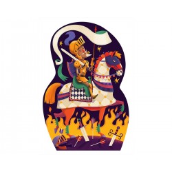 Puzzle Silhouette Don Quichotte 36 Pièces - Djeco