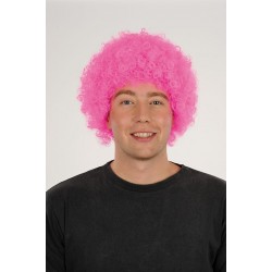 Perruque Pop Rose Fluo 