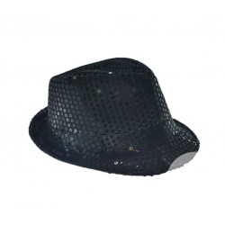 Chapeau Borsalino Sequins Noir