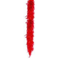 Boa Plumes Rouges