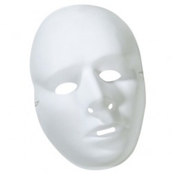Masque Blanc à décorer Homme 