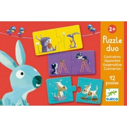 Puzzle Duo Les Contraires - Djeco