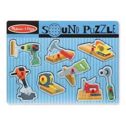 Puzzle Sonore à Encastrements Les Outils - Melissa And Doug