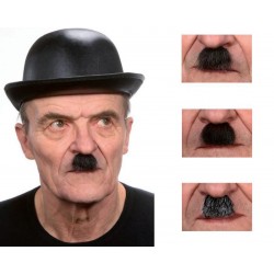 Moustache Charlot Poivre et Sel