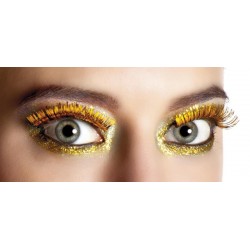 Faux Cils Métalliques Or Auto Adhésif