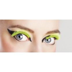 Faux Cils Basic Jaune Fluo Auto Adhésif