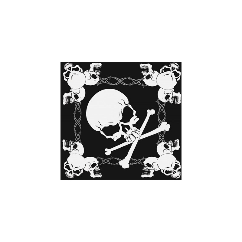 Bandana de Pirate Tête de Mort 13 Crânes 