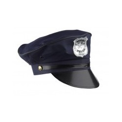 Casquette POLICE bleu marine stretch