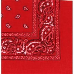 Bandana Cachemire Rouge