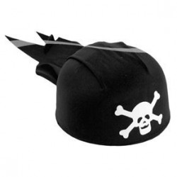 Chapeau Bandana de Pirate Noir Enfant