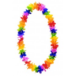 Collier de Fleurs Hawaï Multicolore