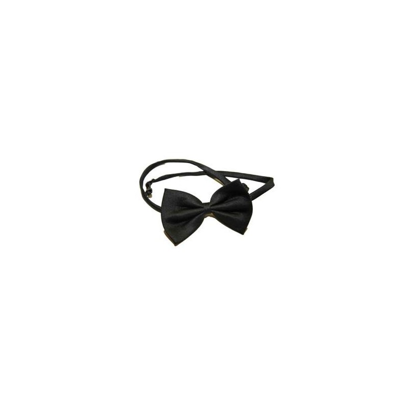 Noeud Papillon Satin Noir