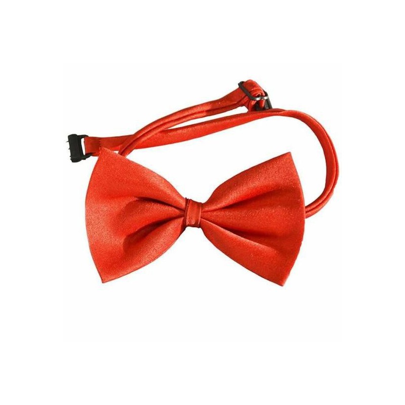 Noeud Papillon Satin Rouge 